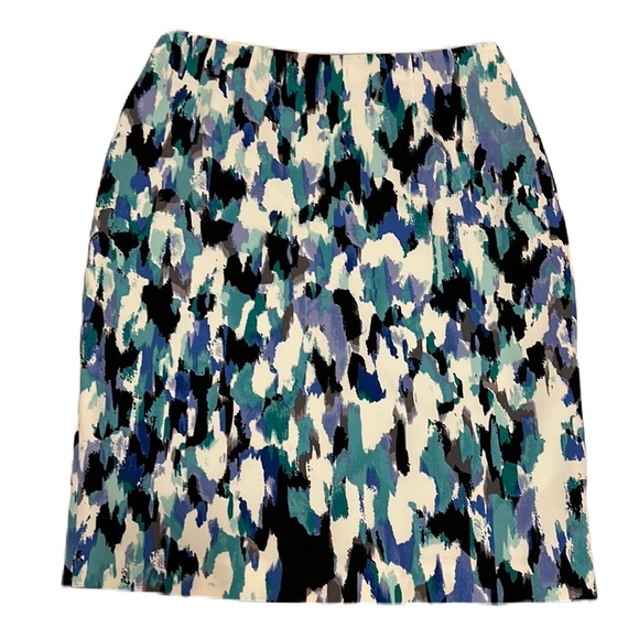 Kasper, Slit In Back, Zipper Closure, Straight Skirt, Multi Colors, Size 6 - Picture 1 of 7